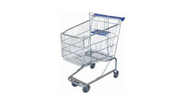 steel shopping trolley