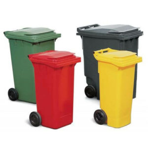 wheelie bins