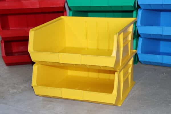 Yellow Storage bin