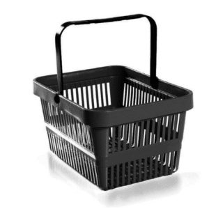 Shopping Basket Plactic Black colour