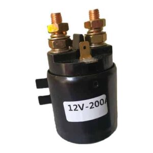 12v 200 Amp Round Solenoid Contactor for pallet jacks and stackers and other driven equipment