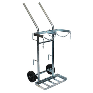 Dual Gas Trolley Double gas bottle trolley