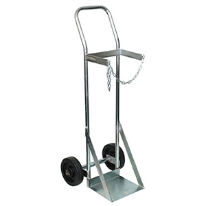 Single Oxygen Gas Bottle Trolley