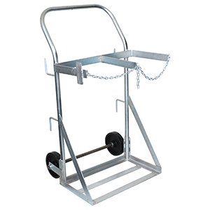 Double LPG / OxyGen Gas Bottle Trolley Dual Gas Trolley